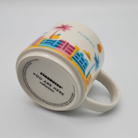 Starbucks 2015 Florida "You Are Here" Series Coffee Mug 14 oz Vivid Colors - Picture 12 of 12